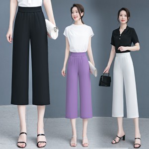 Women’s shorts eight-point wide-leg pants