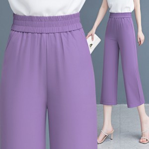 Women’s shorts eight-point wide-leg pants