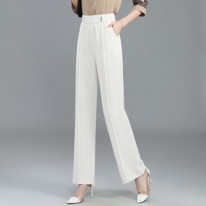 Lady’s pants straight wide-leg pants