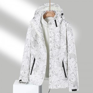 Three-in-one outdoor jacket for men and women with the same style