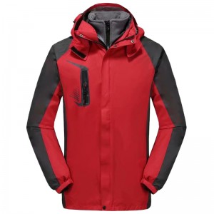 Factory customized jacket, three-in-one thickened outdoor mountaineering suit, the same style for men and women